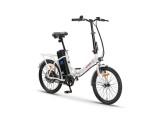 Cumpara ieftin Bicicleta electrica ZT-88 pliabila, motor 250W, 36V 9Ah, viteza 25km/h, autonomie 40km - Alb