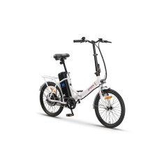 Bicicleta electrica ZT-88 pliabila, motor 250W, 36V 9Ah, viteza 25km/h, autonomie 40km - Alb