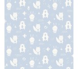 Tapet copii cu animale pe un fundal albastru, My Kingdom L91311