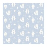 Tapet copii cu animale pe un fundal albastru, My Kingdom L91311