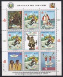 Paraguay 1989 - J.O. și 500 ani de la descoperirea Americii, ​​Bloc, MNH, Nestampilat
