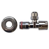 Robinet colț 1/2 inch, autoetanșant, cromat