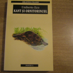 Umberto Eco - Kant si ornitorincul