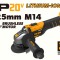 Polizor unghiular fara fir cu acumulator Li-ion Brushless, 1