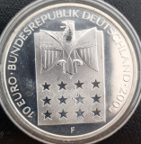 Germania 10 euro 2005 Bertha von Suttner Litera F, Europa, Argint