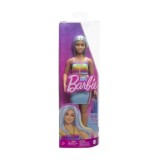 Cumpara ieftin Papusa Barbie Fashionista - Barbie cu par albastru platinat si top sport