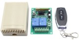 Modul Releu Telecomanda + receptor 6-12-24-30 V 2 canale automatizari usi porti