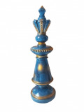 Cumpara ieftin Statueta, Piesa de sah, Rege, Albastru, 33 cm, SR1653-1