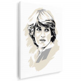 Tablou Printesa Diana portret 2140 Tablou canvas pe panza CU RAMA 50x70 cm