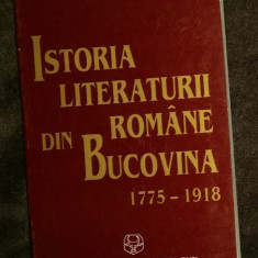 Istoria literaturii române din Bucovina : 1775 - 1918 / Constantin Loghin