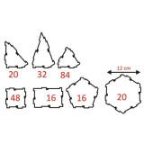 Joc CONEXION 236 piese, constructie tridimesionlala din piese in forma de poligon, 5-9 ani, MINILAND