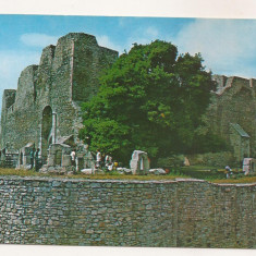 RF37 -Carte Postala- Targu Neamt, ruinele cetatii, circulata 1974