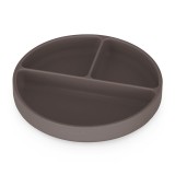 Petite&amp;Mars Take&amp;Match 6m+ farfurie compartimentată rotund Bitter Cocoa 1 buc