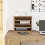 vidaXL Organizator birou Stejar artizanal 36x26x29.5 cm Lemn de calitate