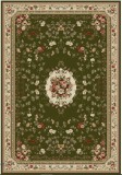 Cumpara ieftin Covor Model Lotos 1525-310, Marime 80 x 150 cm, Verde, Inaltime Fir 8 mm, Antialergic, Polipropilena, Living, Dormitor, Sufragerie, Birou