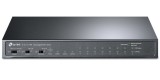 Switch POE+ TP-Link 8-Port 10/100Mbps + 3-Port Gigabit Desktop Switch with 8-Port PoE+, carcasa metalica &amp;quot;TL-SL1311MP&amp;quot; (timbru verde 2 lei)