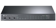 Switch POE+ TP-Link 8-Port 10/100Mbps + 3-Port Gigabit Desktop Switch with 8-Port PoE+, carcasa metalica &quot;TL-SL1311MP&quot; (timbru verde 2 lei)