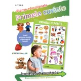 Primele cuvinte. Planșe educaționale - Paperback - *** - Litera