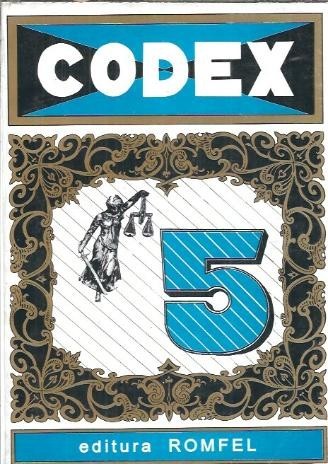 Codex. Culegere de legi (volumul 5)