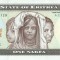 ERITREEA █ bancnota █ 1 Nakfa █ 1997 █ P-1 █ UNC █ necirculata