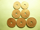 Set 7 Monede :20Bani 1905 ,20Bani 1906 cu J si fara J ,10Bani 1906 cu J si fara