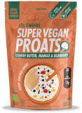 Proats Super Vegan bio cu unt de caju, mango si afine, 1200g, Iswari