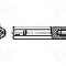 Distantier din aluminiu, 50mm, DREMEC - 1313X50