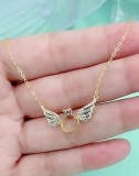 Lantisor Din Argint Gold WINGS Arg390E, Argintboutique