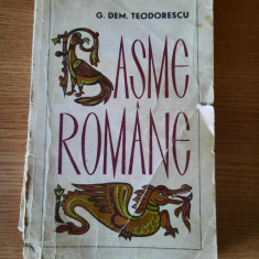 BASME ROMANE – G. DEM. TEODORESCU (1968)