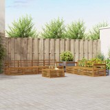 vidaXL Set Canapele Exterior 8 Piese Lemn Acacia Natural Durabil Gradina