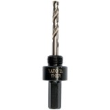 Yato YT-3371 - Adaptor carota HSS Bimetal 32-140 mm tija hexagonala burghiu centrare inclus