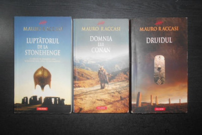 Mauro Raccasi - Domnia lui Conan, Druidul, Luptatorul de la Stonehenge 3 volume foto