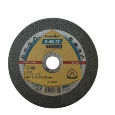 Disc de debitare Kronenflex A46 TZ Special pentru inox si otel, cu autoascutire, 150X1.6X22.23 mm, KLINGSPOR A4615