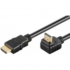 Cablu HDMI cu ethernet Goobay, 19p tata/HDMI 19p tata, lungime 5 m foto