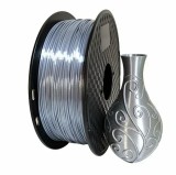 Cumpara ieftin CREALITY PLA 3D Printer Filament, silk silver, Printing temperature: 190-220,