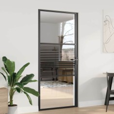 vidaXL Ușă de interior Negru 93 x 201.5 cm 42012455