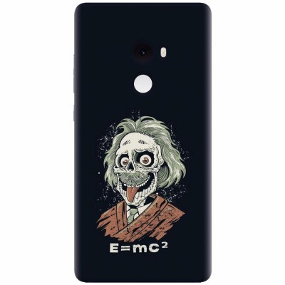 Husa silicon pentru Xiaomi Mi Mix 2, Albert Einstein Caricature foto