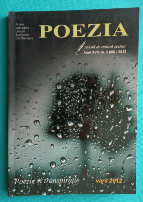 Revista Poezia Nr 2 din 2012 Irina Mavrodin Adi Cristi Cassian Maria Spiridon foto