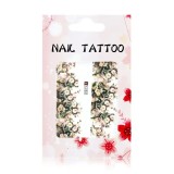 Abțibilduri pe bază de apă &ndash; Flowers &ndash; A080, INGINAILS