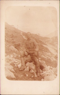 HST P590 Poză militar austro-ungar pe frontul italian foto