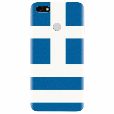 Husa silicon pentru Huawei P9 Lite, Greece Flag foto