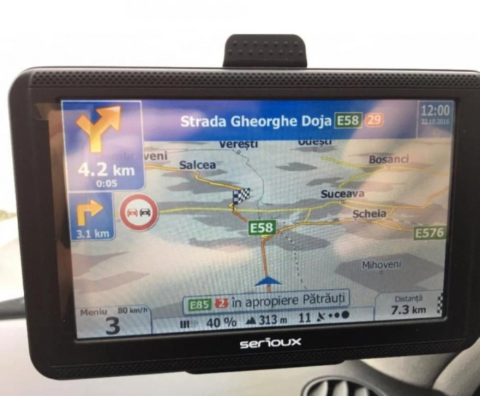 Navigatie GPS SERIOUX 5&quot;Navigatie GPS iGO PRIMO Gps TIR,Camion Auto Europa 2024