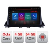 Navigatie Mazda 3 2014-2019 E-463 Octa Core cu Android Radio Bluetooth Internet GPS WIFI DSP 4+64GB 4G CarStore Technology