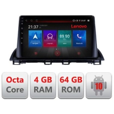 Navigatie Mazda 3 2014-2019 E-463 Octa Core cu Android Radio Bluetooth Internet GPS WIFI DSP 4+64GB 4G CarStore Technology foto