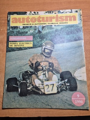 revista autoturism septembrie 1990 - formula 1 , karting foto