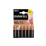 Set 6 baterii alcaline Duracell Basic Duralock LR6 AA