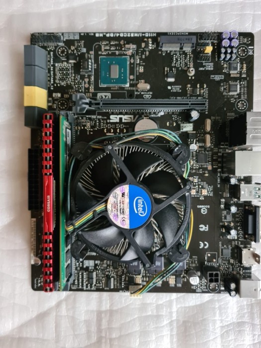 Kit Asus H110 + i5 6400 + 8gb ddr4,socket LGA1151,cooler,shield