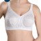 Sutien dantelat fără &icirc;ntărituri si arcuri, Conte Suprema RB7021 - Bianco, 100F
