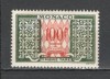 Monaco.1957 Porto-Cifra cu ornamente SM.702, Nestampilat