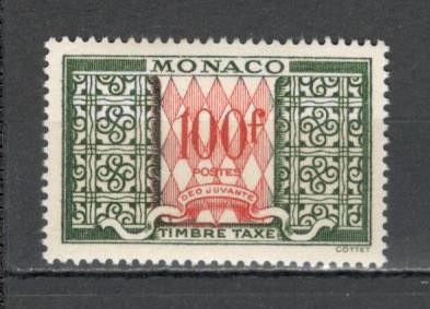 Monaco.1957 Porto-Cifra cu ornamente SM.702 foto